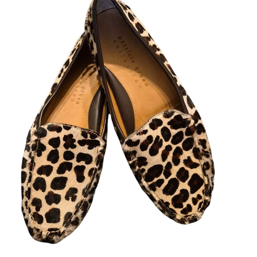 Patricia Green Collection Animal Print Loafer Flats size 9